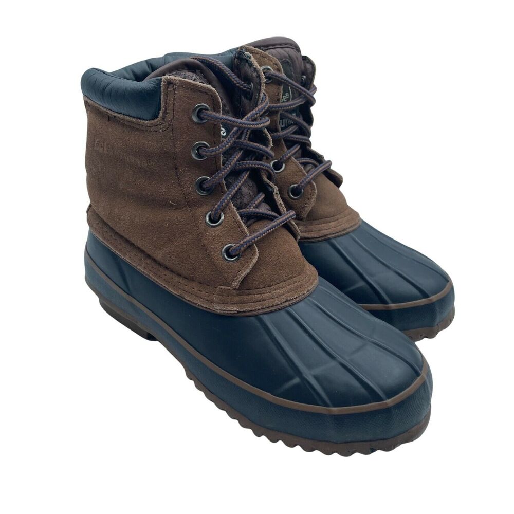 Lacrosse Thinsulate Insulated Duck Boots High Steel Brown Womens Size 6